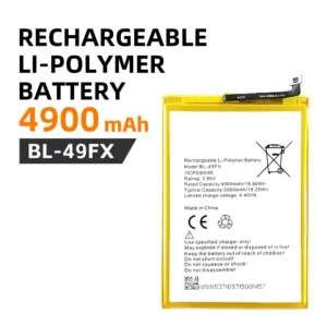 Rechargeable Li-Polymer Battery  4900 mAh BL-49FX