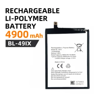 Rechargeable Li-Polymer Battery,  4900 mAh, BL-49IX ​