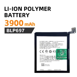 Li-iON Polymer Battery,  3900 mAh, BLP697