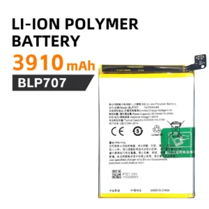 Li-Ion Polymer Battery, 3910 mAh, BLP707