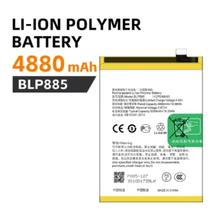 Li-Ion Polymer Battery,  4880 mAh, BLP885