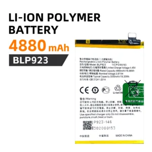 Li-Ion Polymer Battery,  4880 mAh, BLP923