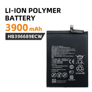Li-Ion Polymer Battery, 3900 mAh, HB396689ECW